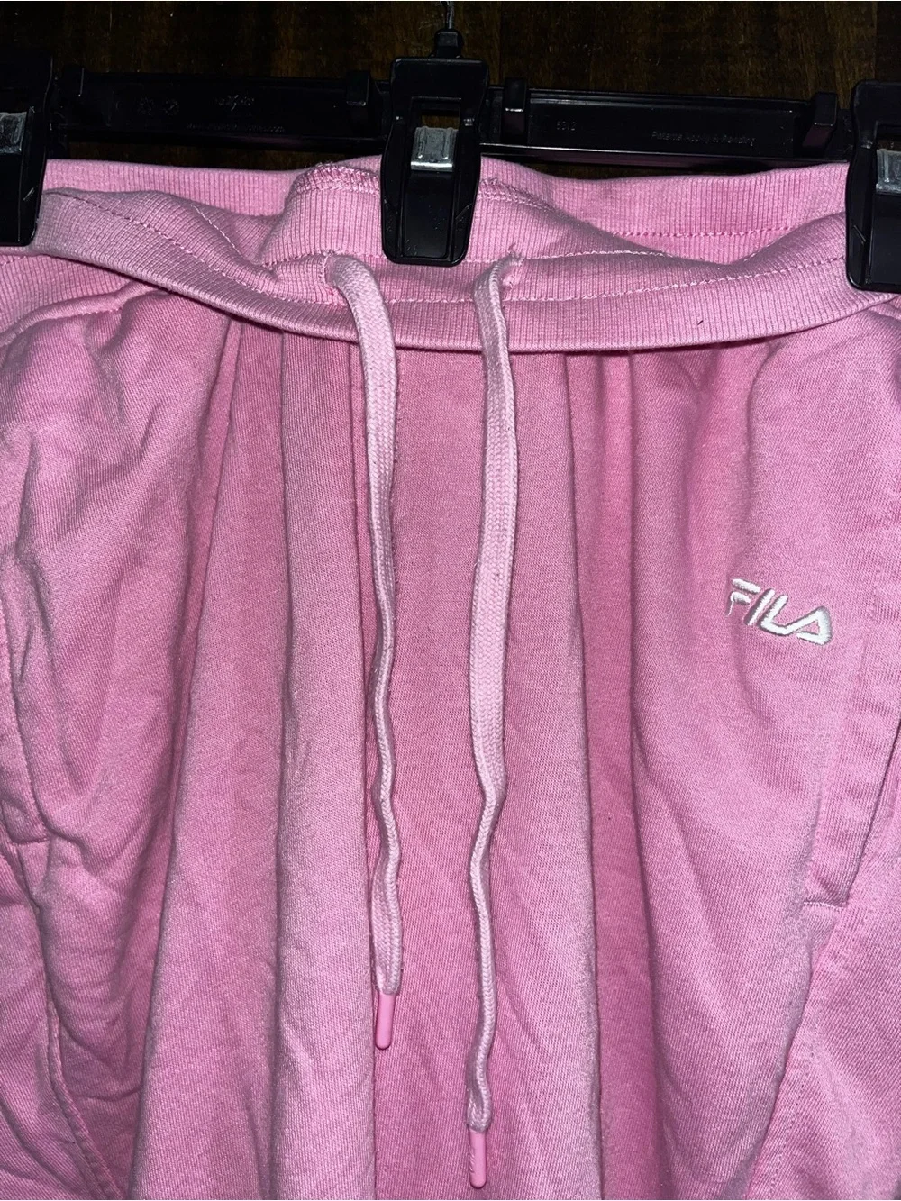 FILA 3-Piece Matching Workout Set - Pink & White Sporty Tracksuit